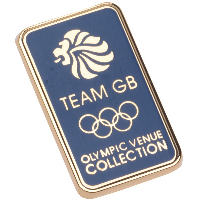 Team GB Pin Badge Navy/Gold